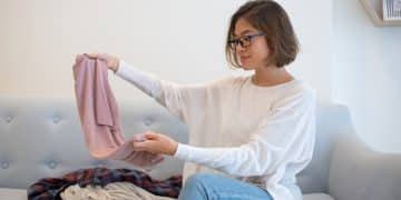 woman testing Shein Products.