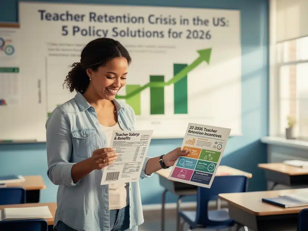 Improved teacher salaries and benefits, addressing financial concerns in education.