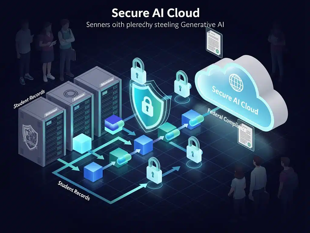 Data privacy and security measures for student information in AI systems.