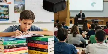 High school student comparing Dual Enrollment vs. Advanced Placement benefits